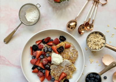 Overnight Oat Pancakes