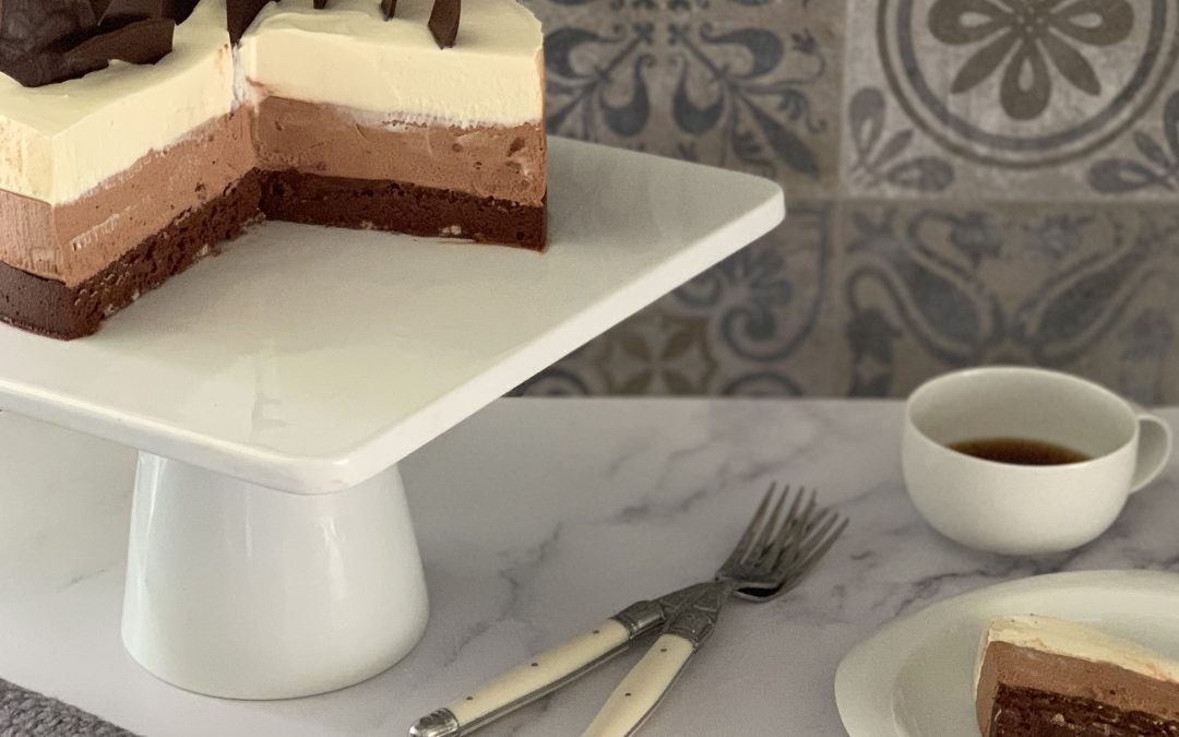 Alice Medrich’s Triple Chocolate Mousse Cake